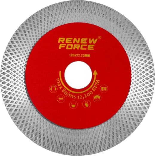 Dimanta disks Renew Force 125 mm 2 vienā griešanai un slīpēšanai