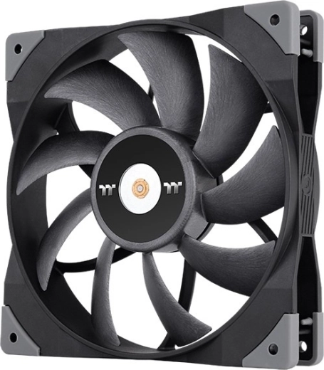 Thermaltake TOUGHFAN 140 mm ar hidraulisko gultni, melns