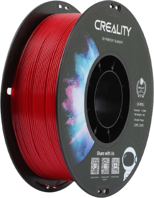 Filaments PETG sarkans CREALITY 1,75 mm