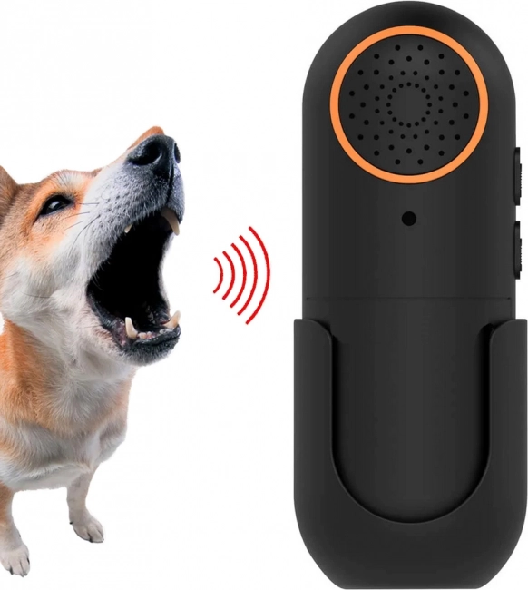 Ultrasonic anti-bark trainer for dog training, portable