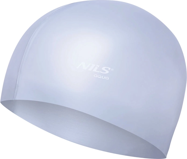 NILS Aqua Silicone Swim Cap grey