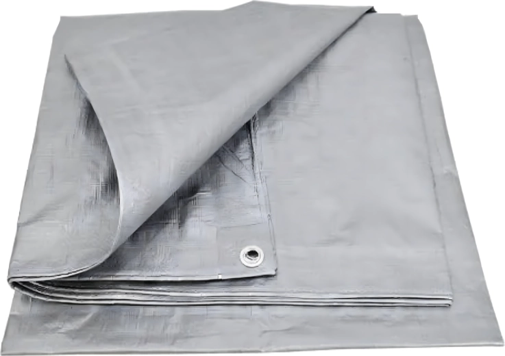 Aizsargplēve ar UV 2 × 3 m, 60 g/m², sudraba