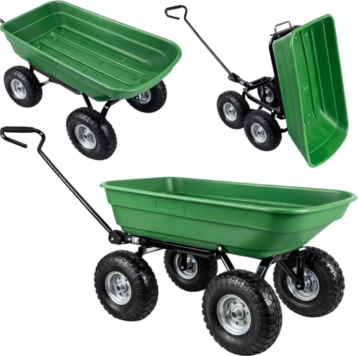 Garden Transport Cart with Tipping Removable Bed 120 kg