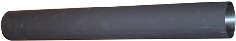 Flue pipe 160 mm, length 750 mm, thickness 1.5 mm, black