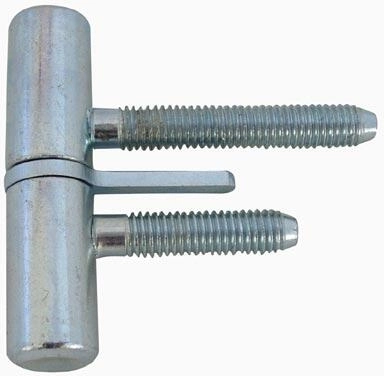 Door hinge 60 mm with pin, galvanized