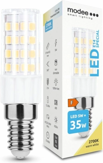 Modee LED spuldze Special Ceramic 5 W E14, 420 lm, silti balta