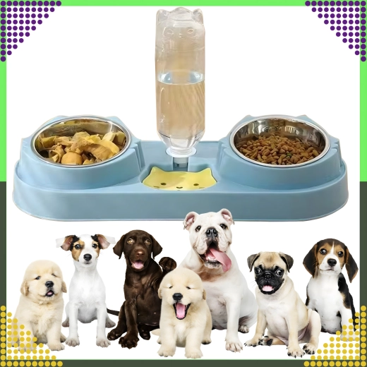 Divas izņemamas nerūsējošā tērauda bļodas