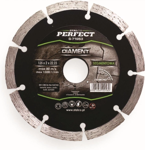 Dimanta segmentu disks 125 mm STALCO