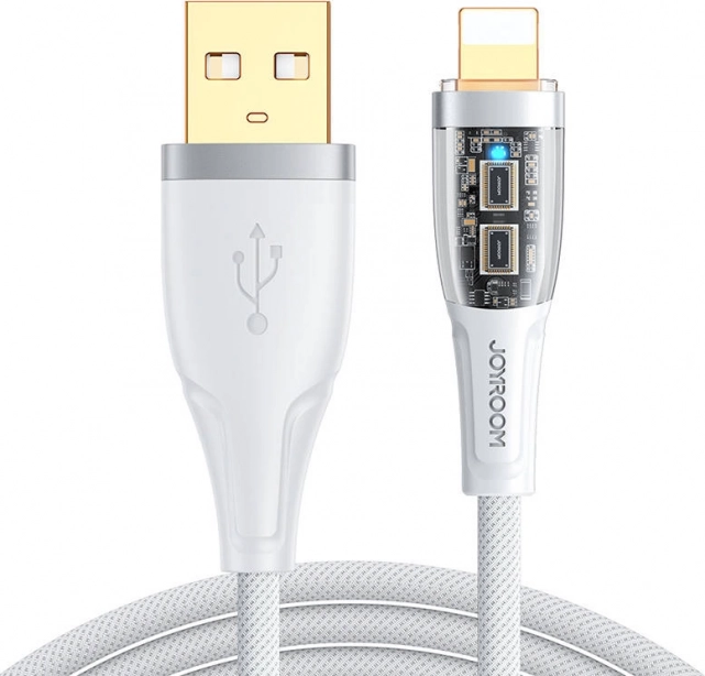 Uzlādes un datu kabelis USB‑A uz Lightning 2,4 A 1,2 m JOYROOM