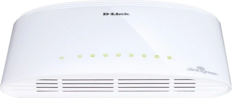 D-Link DGS-1008D 8 portu gigabitu slēdzis bez ventilatora
