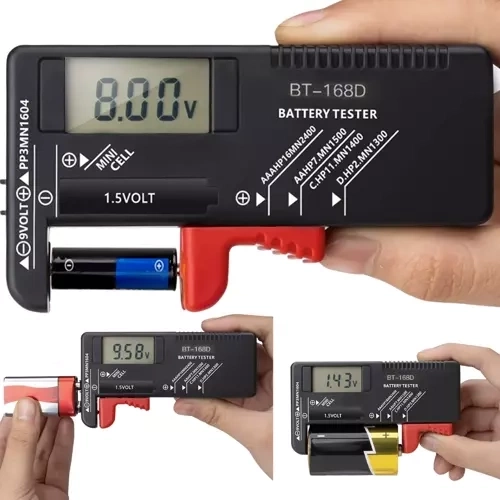 Bigstren bateriju testeris ar LCD displeju - 1 gab.