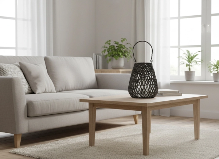 A stylish accessory for a modern living room