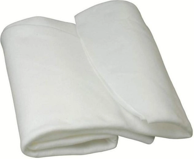 Geotextile groundsheet for an oval pool 3.66 × 7.32 m