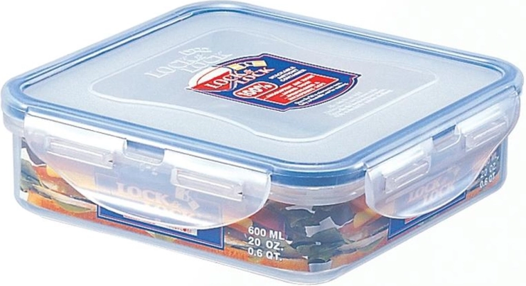 LOCKnLOCK pārtikas kārba kvadrātveida 600 ml
