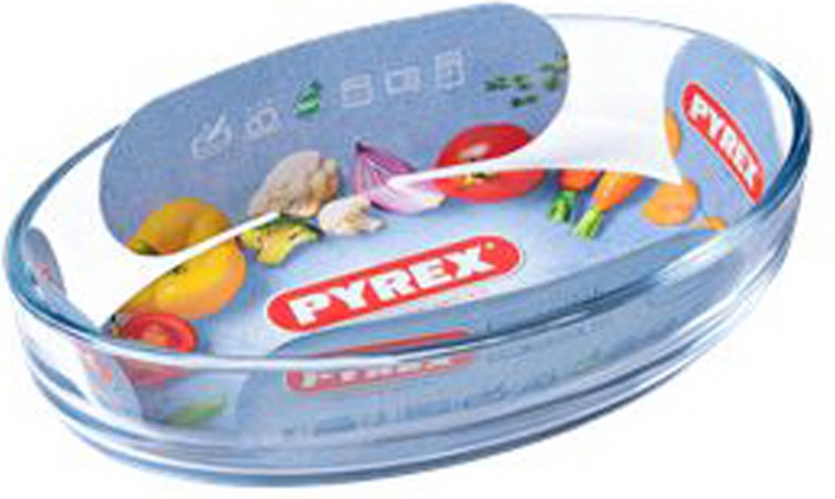 Oval baking dish PYREX 0.7 l glass 21 × 13 × 5 cm