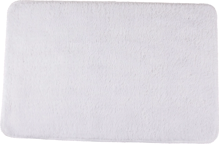 White Bathroom Mat 45 × 70 cm