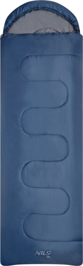 Extended rectangular sleeping bag NILS Camp blue-gray