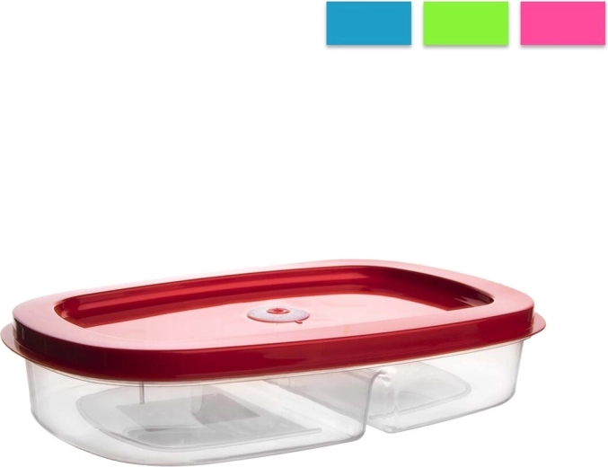 Plastmasas kārba (UH) ar nodalījumiem 1,4 l