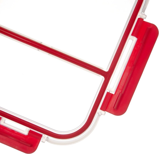 Sealing lid with four clips