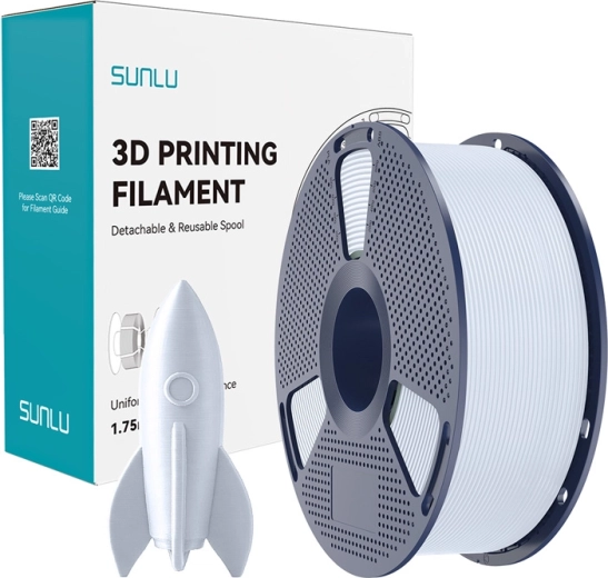 Sunlu PLA augstas ātruma filaments – balts