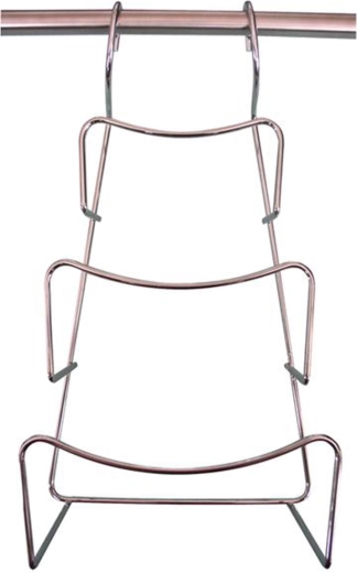 Hanging Lid Holder, Chrome-Plated Metal, 3 Positions