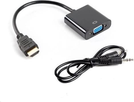 HDMI uz VGA adapteris ar audio izeju