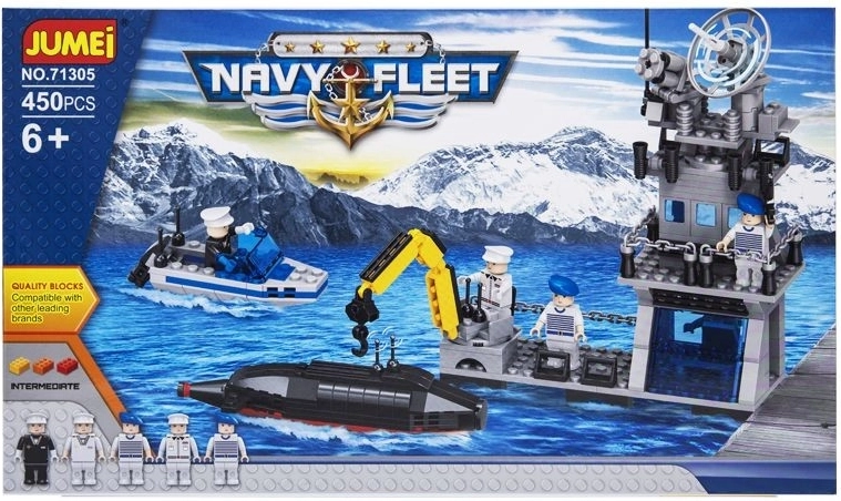 Jumei Navy Fleet building set – navy 450 pieces