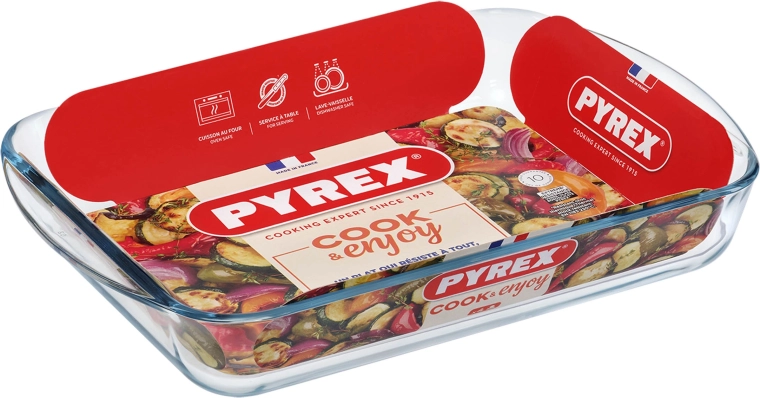 PYREX Glass Roasting Dish 2.7 l 35 × 23 × 6 cm