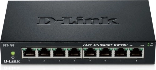 Eight ports for a wired network