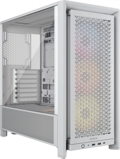 Modulārs datora korpuss FRAME 4000D RS ARGB balts Mid Tower ATX