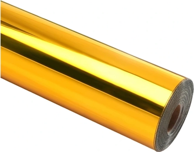 Pašlīmējoša plēve HTVRONT chrome metallic zelta 30,5 × 90 cm - 1 gab.