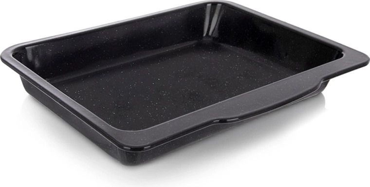 Enamelled deep rectangular baking tray 40 × 35.5 × 5 cm