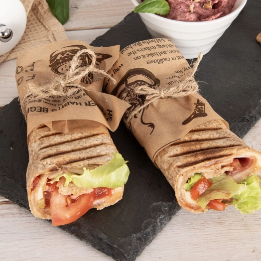 Avīžu motīvs modernam street‑food izskatam