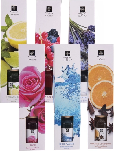 Stikla aromāta difuzors 100 ml (6 variantu mikss)