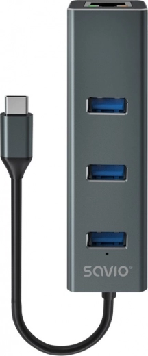 USB-C adapteris Hub Savio