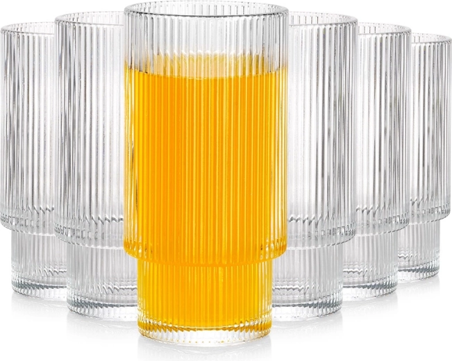 Dzērienu glāzes 320 ml, 6 gb, Vilde