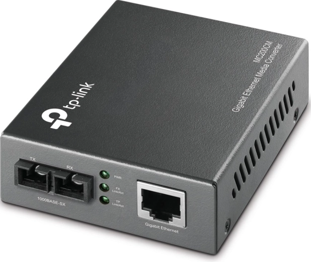 MC200CM mediju pārveidotājs RJ45 1GbE MultiMode SC