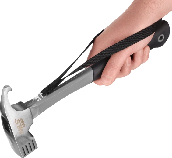 Ergonomic handle with strap