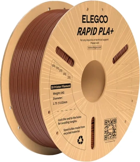 Elegoo rapid PLA+ filaments brūns 1 kg 1,75 mm