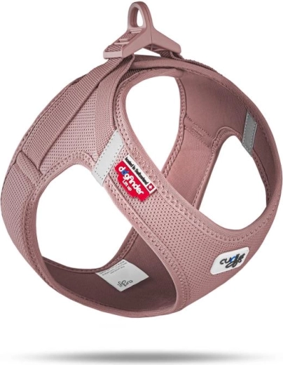 Curli air-mesh dog harness with buckle rose, size L (8–13 kg)