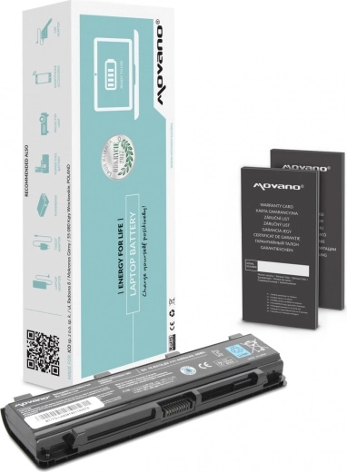 Movano PA5024U-1BRS Battery for Toshiba Satellite C850 and L850, 4400 mAh