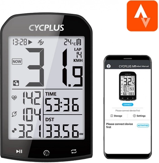 GPS velodators Cycplus M1
