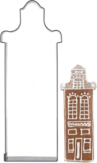Stainless steel house cookie cutter 14 cm