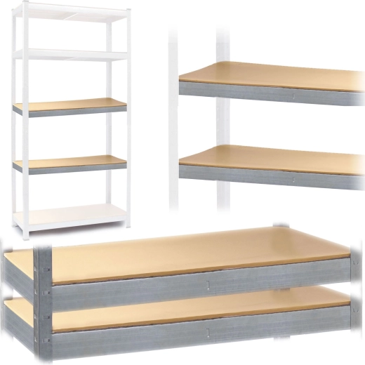 Plauktu komplekts Humberg statīviem 90 × 40 cm – 2 gab.