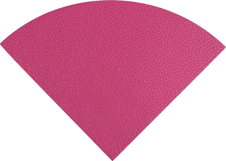 Abpusēja paliktnis no ekoloģiskās ādas 12 × 12 cm bordo un tumši zils