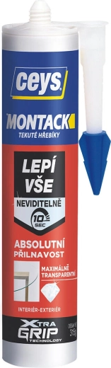 Caurspīdīga montāžas līme 300 ml MONTACK CEYS