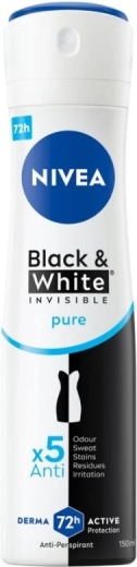 Nivea antiperspirants Black & White Pure 150 ml