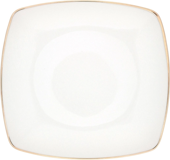 Mariapaula Moderna Dessert Plate, Square 20.5 cm with Gold Decor