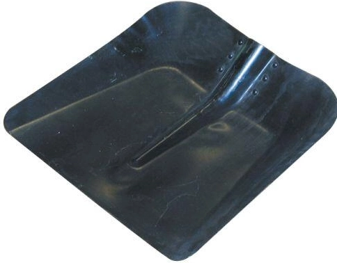 Large coal shovel without handle, black steel