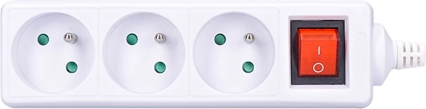Solight multiple socket with switch, 3 sockets